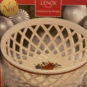 Lenox Christmas basket